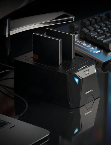Docking Usb C Sabrent Ec-ch2b 2 Bahias 2.5/3.5/ssd Clonador