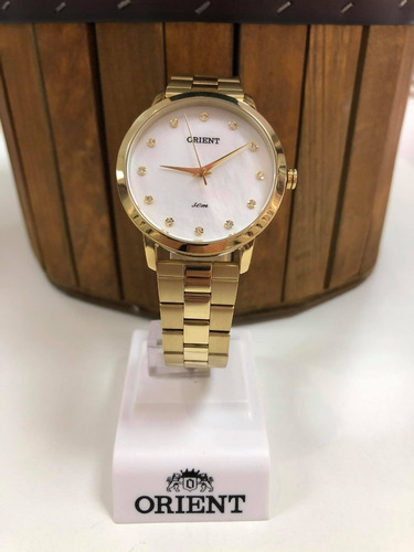 Relógio Feminino Orient Dourado Fgss0110 B1kx= 13