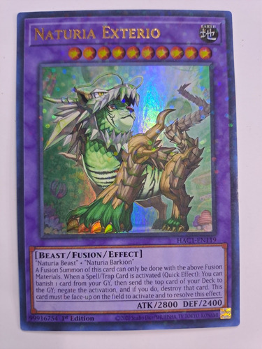 Naturia Exterio Hac1-en119 Ultra Rare Yugioh 