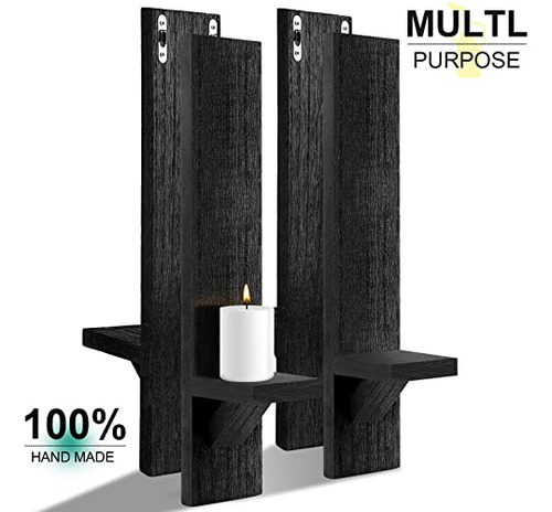 Conjunto De 4 Apliques De Pared Para Sostener Velas, Soporte