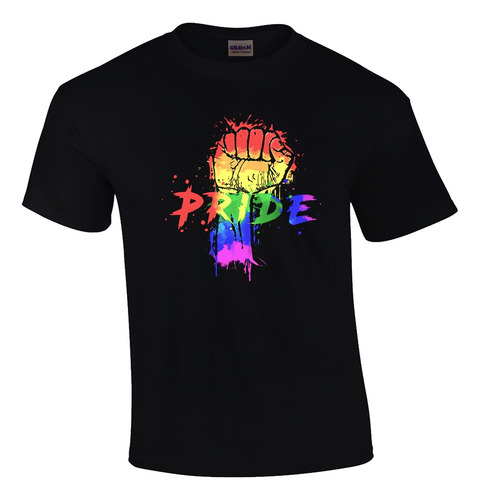 Playera Dtf Adulto Orgullo Gay Pride Lgbtq+ Arcoiris Mod. 01
