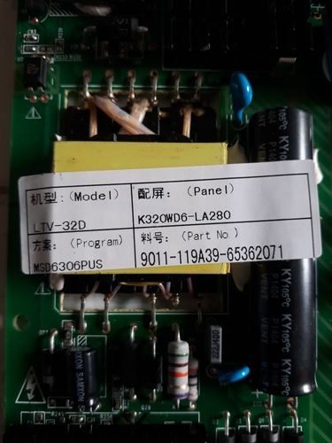 Plaqueta Placa Tv 32 Pulgadas Leer Descripcion