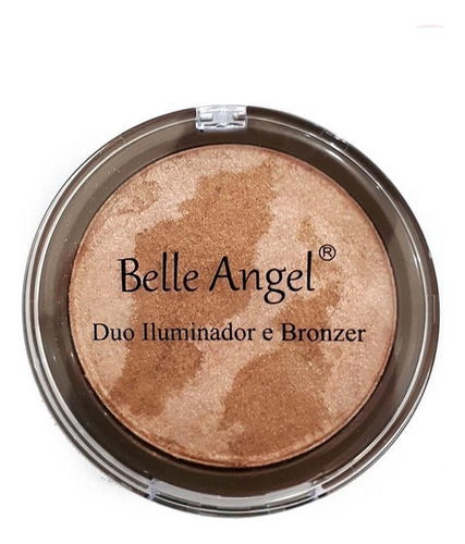 Pó Duo Iluminador E Bronzer Belle Angel B025