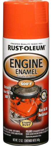 Spray Laranja Chevy Brilhante Pintura De Motores -rust Oleum