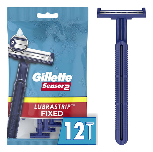 Gillette Sensor 2 , Rastrillo Desechable 12 Pack