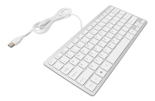 Mini Teclado Con Cable Usb De 78 Teclas, Ultrafino, Portátil