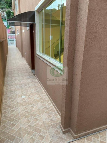 Casa Tipo Sobrado Com 2 Dormitórios À Venda, 90 M² Por R$ 467.000 - Marapé - Santos/sp - Ca0912