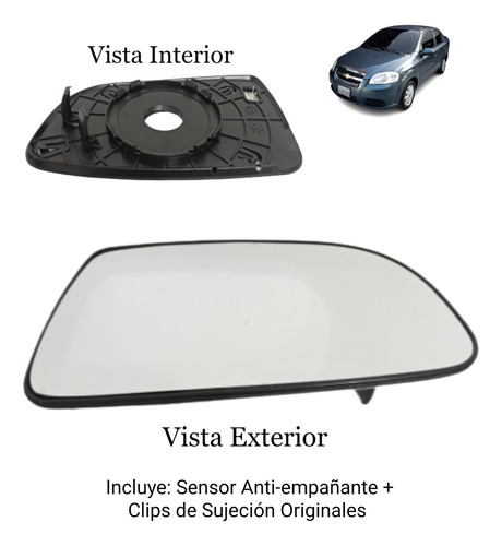 Espejo Retrovisor Aveo Lt Ls