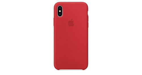 Funda iPhone X 10 - Silicona Case Rojo - Red