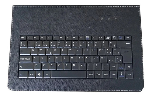 Funda Estuche 10 Pulgadas C- Teclado Para Tablet Con Letra Ñ