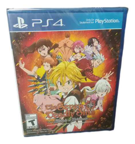 The Seven Deadly Sins Knights Of Britannia Playstation 4  (Reacondicionado)