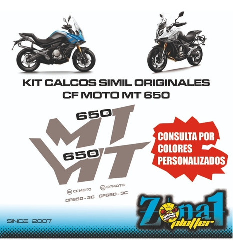 Calcos Cf Moto Mt 650