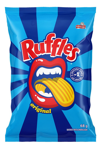 Batata Frita Ondulada Original elma chips Ruffles 68G