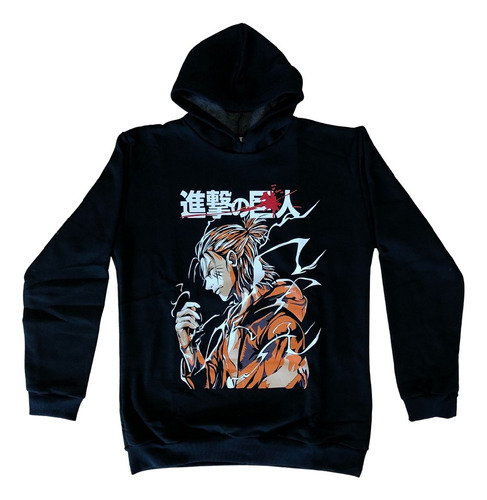 Imagen 4 de 9 de Buzo Serigrafia Attack On Titan Eren Yeager Gastovic Anime