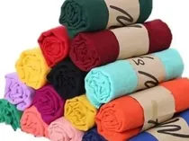 Comprar Lote De 160 Pashminas Importadas Lisas Para Recuerdos 