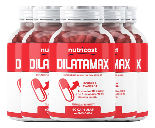 Dilatamax 60 Capsulas Formula Avançada - Sabor Sem Sabor