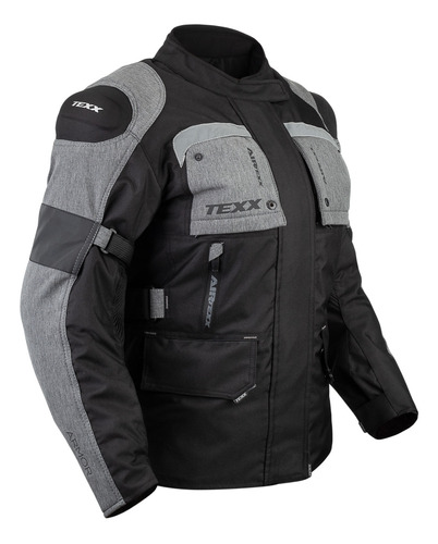 Jaqueta Texx Armor Lady Preta Cinza 3xl