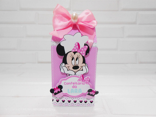 Arquivo De Corte Kit Festa Minnie Confeiteira 20