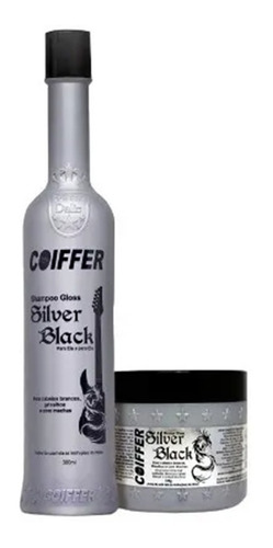 Kit Cliente Silver Black Coiffer (2 Unidades) Sem Amônia