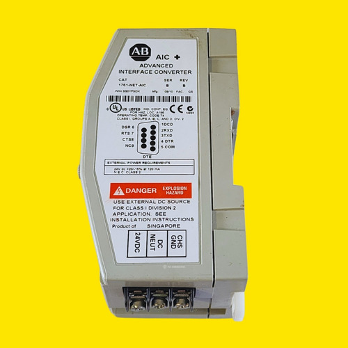 Allen-bradley 1761-net-aic Convertidor De Interfaz. Usado - (Usado)