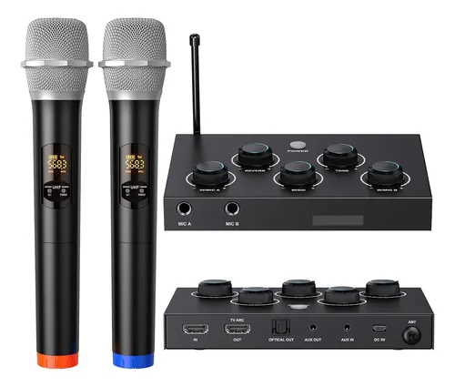 comprar Set De Sistema Mezclador De Micrófonos Para Karaoke Voijump 