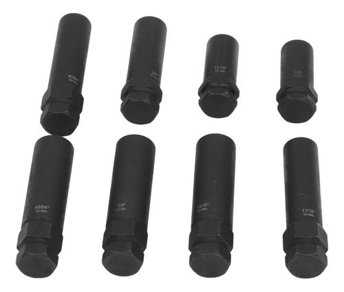Conjunto De Chaves Lug Nut, 8 Peças, Soquete De 5/8 A 45/64