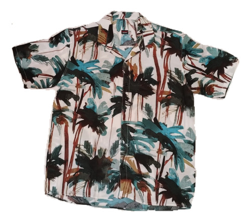 Camisa Hawaiana Hombre Tela Fibrana Talle 48-50-52