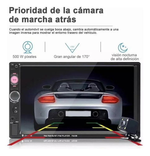 Autoestéreo Usb7 Estéreo 2 Dinmirrorlink Pantalla T¡ctil Y