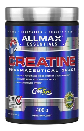 Creatina Allmax Nutrition 400g 80serv Usa Import