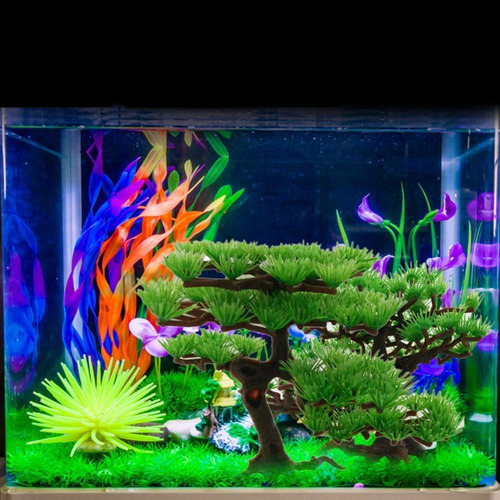 Imagen 5 de 8 de Decoración De Acuario Una