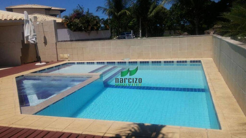 Casa Com 5 Dormitórios À Venda, 440 M² Por R$ 1.980.000,00 - Guarajuba - Camaçari/ba - Ca2413