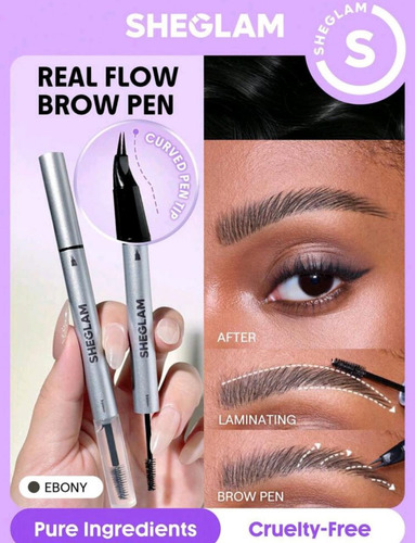 Lapiz De Cejas Sheglam Impermeable Ebony