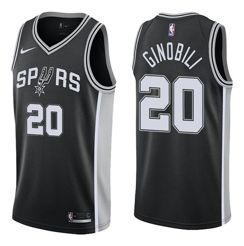 Camiseta Nba San Antonio Spurs Manu Ginobi #20 Ind Oficial