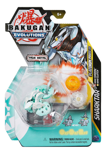 Bakugan Evolutions Platinum Power-up Platinum Sharktar  Con.