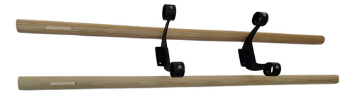 Ballet 2barras Rediin 120cm X5cm 2soportes 2 Alturas Orilla