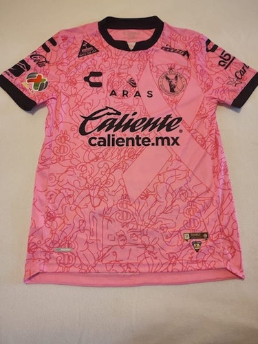 Xolos Jersey Match Worn Liga Mx Cancer De Mama Pink Rosa