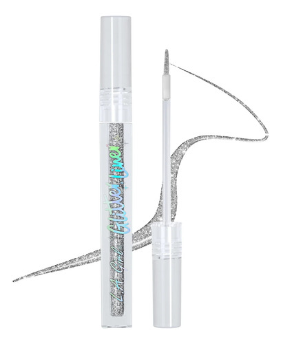 Glitter Liner L.a Girl Silver Sparkles Metalizado