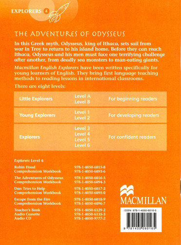 Adventures Of Odysseus - Macmillan English Explorers 4