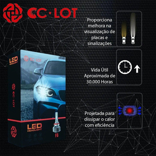 Lâmpada Led H4 Ultra Led Cclot Jr8 Imports Com Canceller