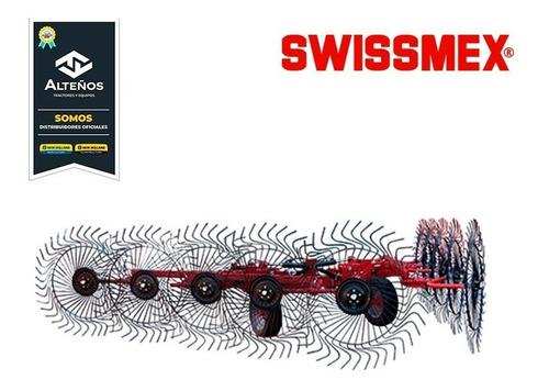 Rastrillo Cosechadora Agrícola De 10 Aros Swissmex P Tractor