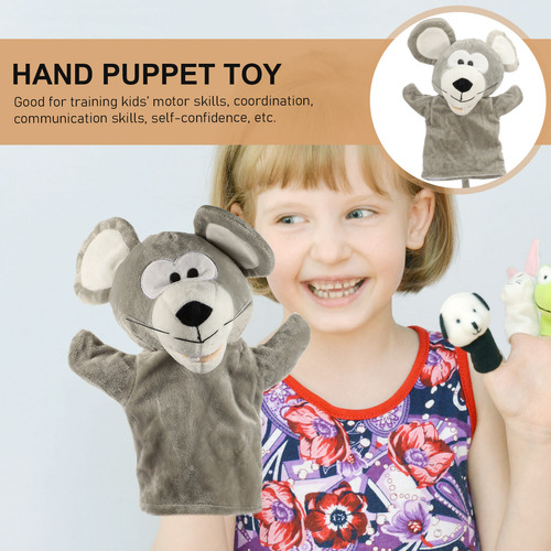 Marioneta De Mano De Peluche Con Forma De Animal