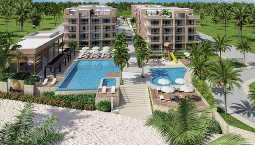 Vendo Apartamento Con 2 Habitaciones En Primera Linea De Playa En Romana