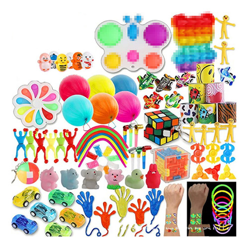 Kit De Juguetes Sensoriales Popit Bubble Fidget 60 Piezas