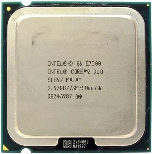 Processador Intel Core 2 Duo E7500 2.93ghz 1066mhz Lga 775