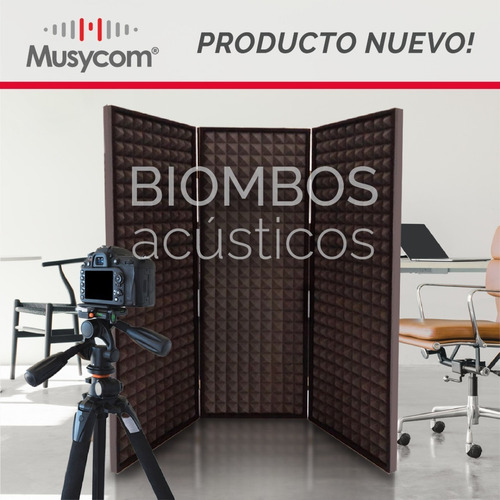 Imagen 2 de 5 de Biombos Acústicos Separadores Diseño Profesional By Musycom