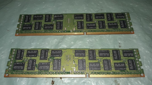 Imagem 3 de 3 de Hp 8gb 2rx4 Pc3-10600r R610 R710 500205-271 C/2 =16gb (2761)