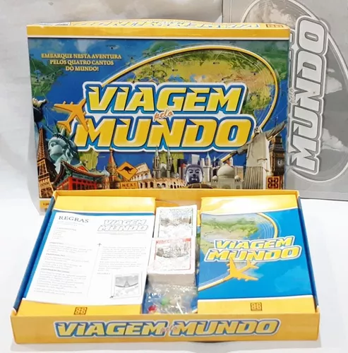 Jogo Viagem Pelo Mundo Grow, Jogo de Tabuleiro Grow Usado 93743391