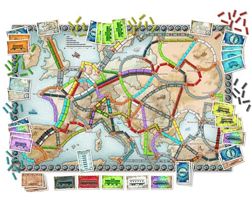 Juego De Mesa Ticket To Ride Europa - ¡embárcate En Una