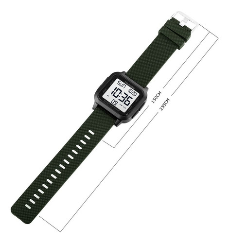 Reloj Zolohoni Square Digital Sports Led Impermeable Para Ho