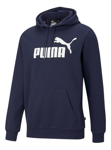 Moletom Puma Essentials Big Logo Masculino - Marinho